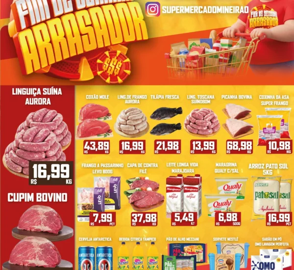Encarte Vencido Supermercado Mineirão até 23-08-2026