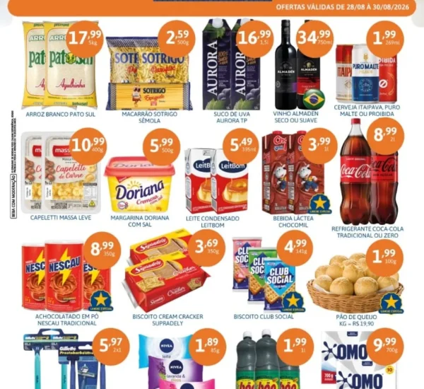 Supermercado Superbom até 30-08-2026