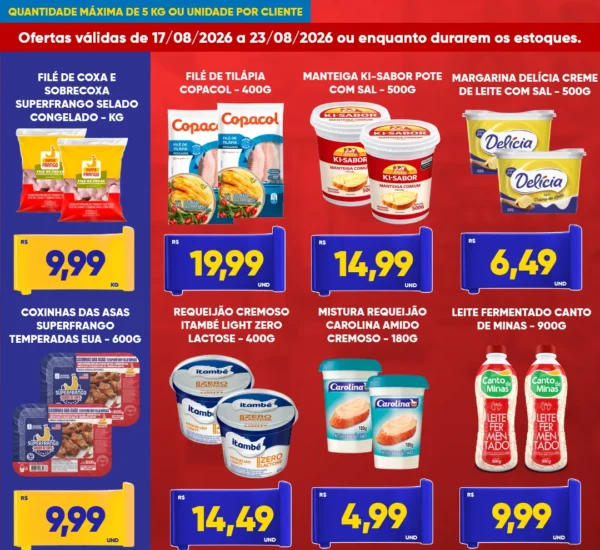 Supermercado Tatico até 23-08-2026