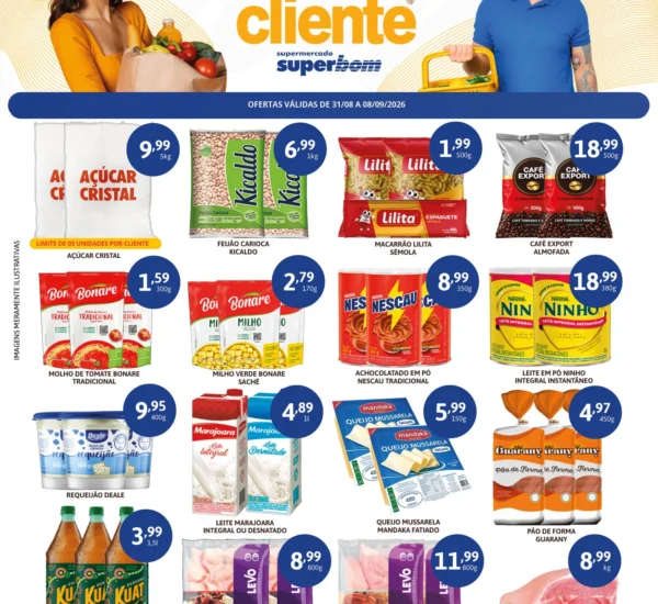 Supermercado Superbom até 08-09-2026