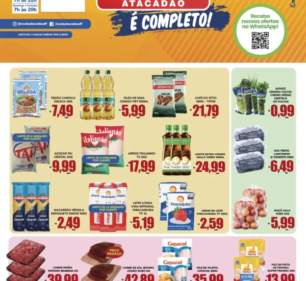 Costa Atacadão até 30-08-2026