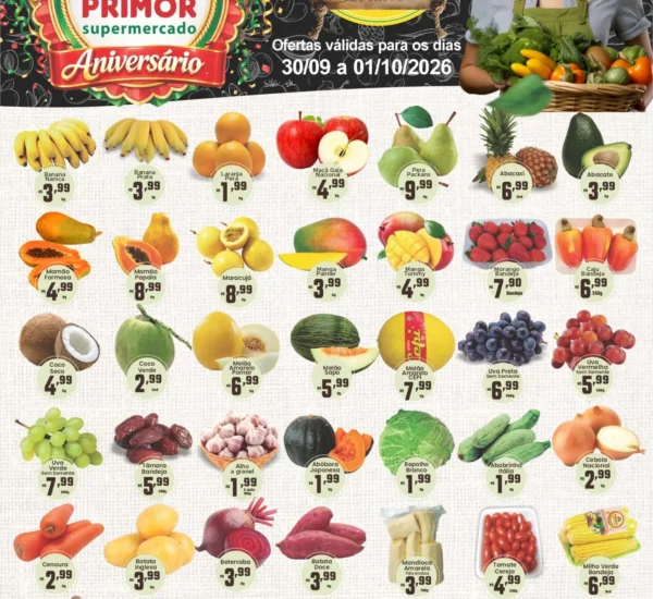 Supermercado Primor até 01-10-2026