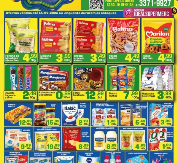 Supermercado Ideal até 15-09-2026
