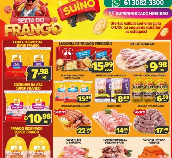 Encarte Vencido Supermercado Mineirão até 04-09-2026