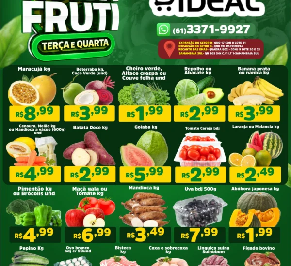 Encarte Vencido Supermercado Ideal até 16-09-2026