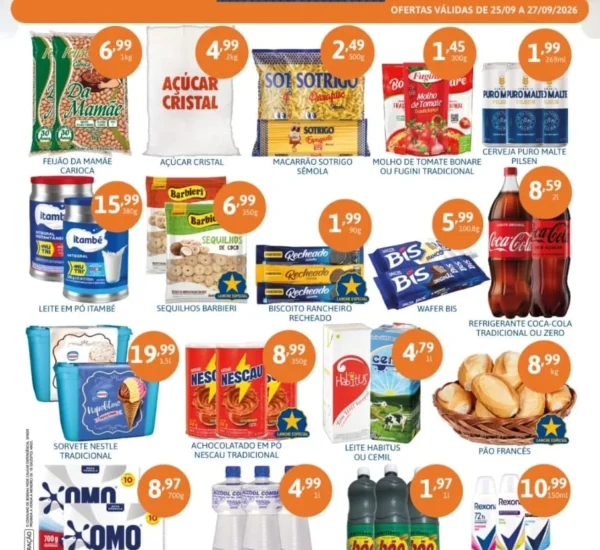 Supermercado Superbom até 27-09-2026