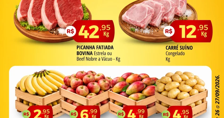 Supercei Supermercado até 27-09-2026