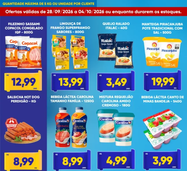 Supermercado Tatico até 04-10-2026