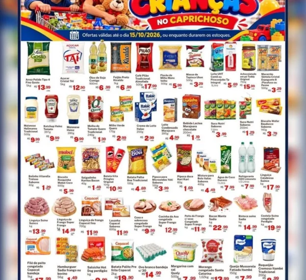 Supermercado Caprichoso até 15-10-2026
