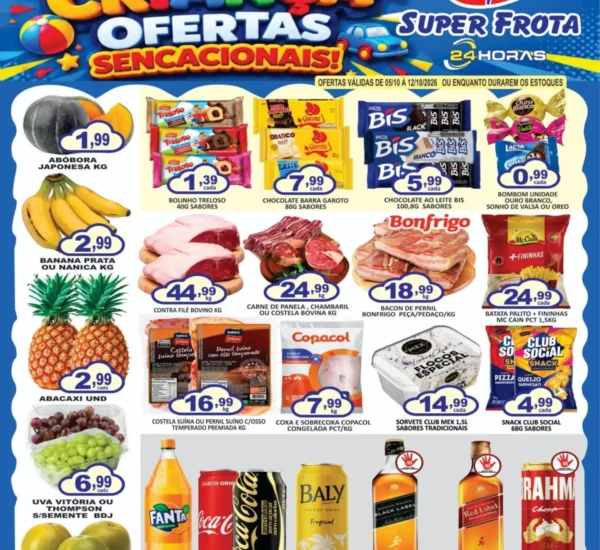 Supermercado Super Frota até 12-10-2026