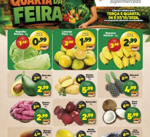 Encarte Vencido Cristal Supermercado até 07-10-2026