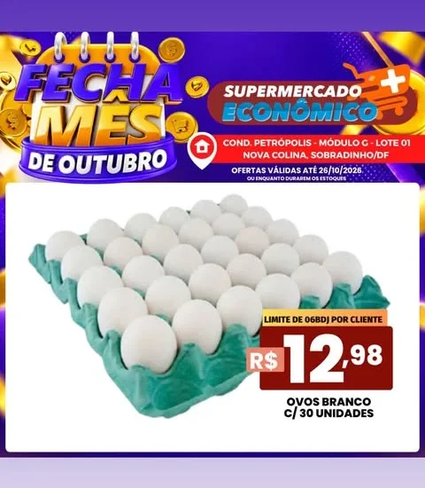 Supermercado Mais Econômico até 26-10-2026