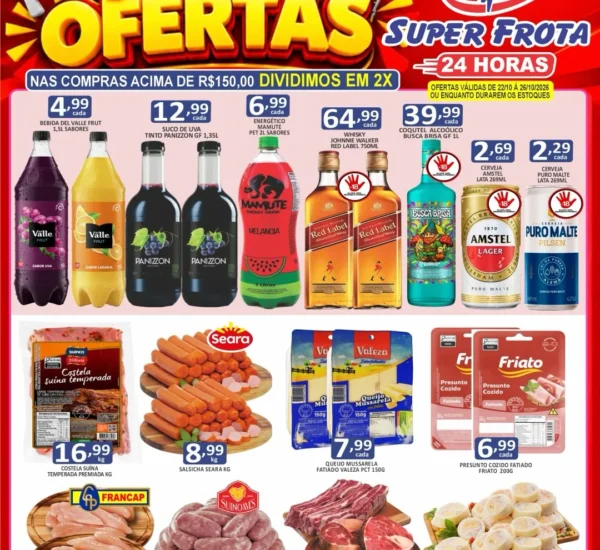 Supermercado Super Frota até 26-10-2026