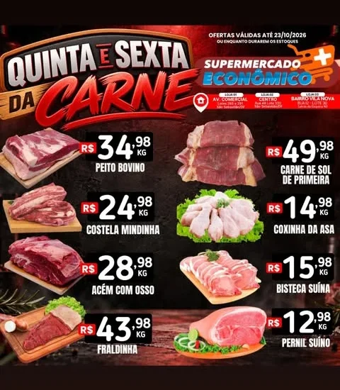 Supermercado Mais Econômico até 23-10-2026