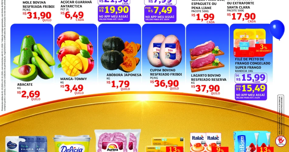 Assaí Atacadista até 30-10-2026