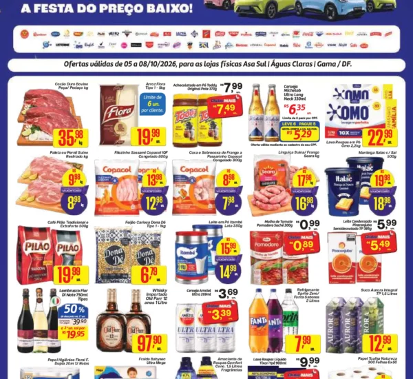 Supermercado Comper até 08-10-2026