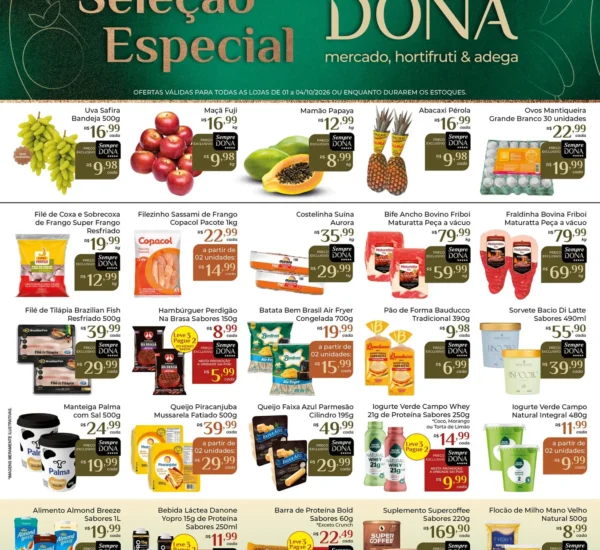 Supermercado Dona até 04-10-2026