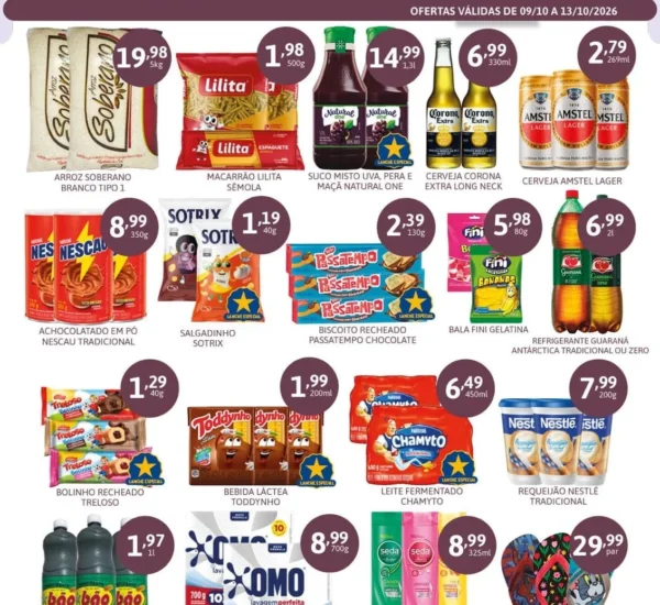 Supermercado Superbom até 13-10-2026