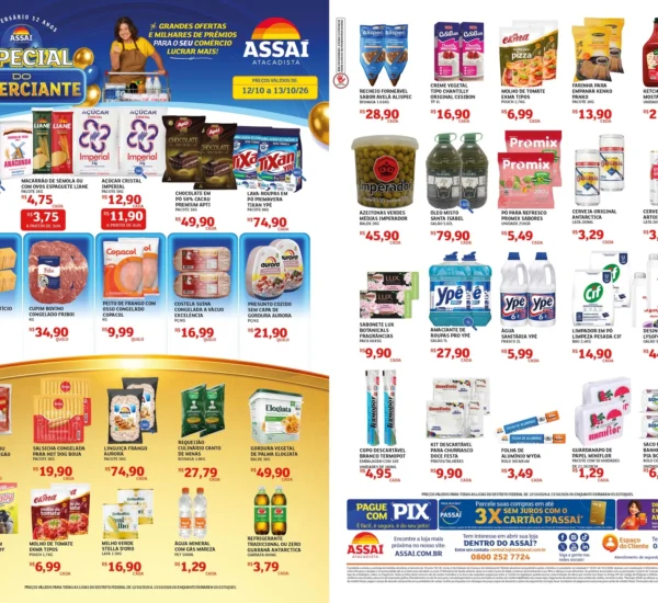Assaí Atacadista até 13-10-2026
