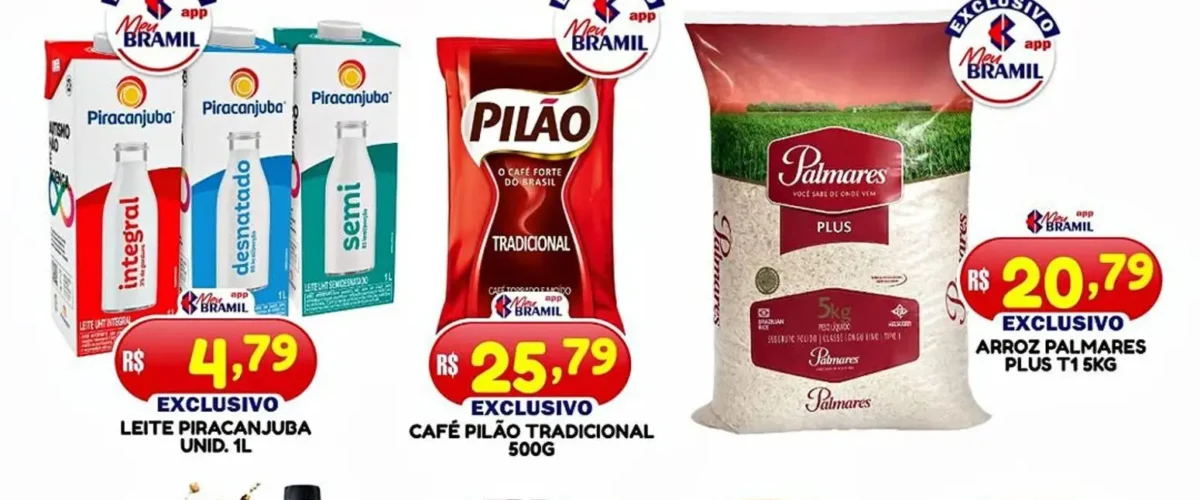 Ofertas Bramil Supermercados ofertas do Dia até 30/10/2026.