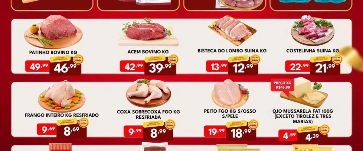 Ofertas Rede Plus Supermercados até 31/10/2026.