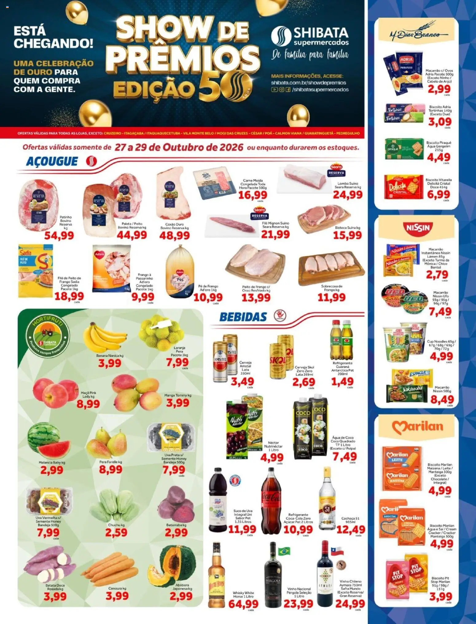 Ofertas Shibata até 29/10/2026.