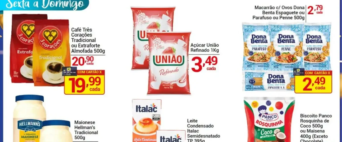 Ofertas X Supermercados até 29/10/2026.