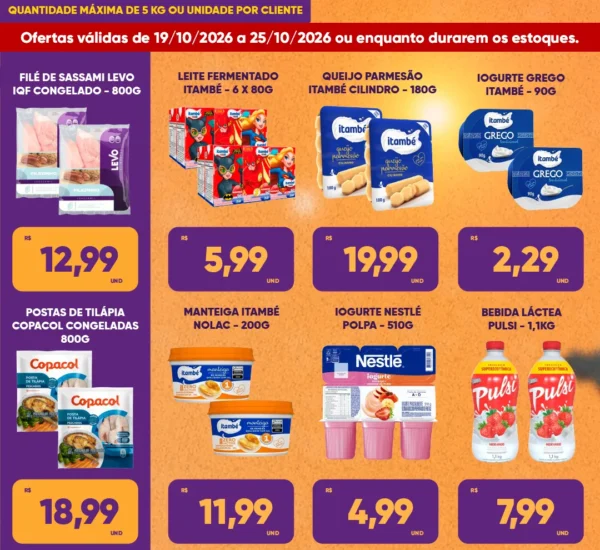 Supermercado Tatico até 25-10-2026
